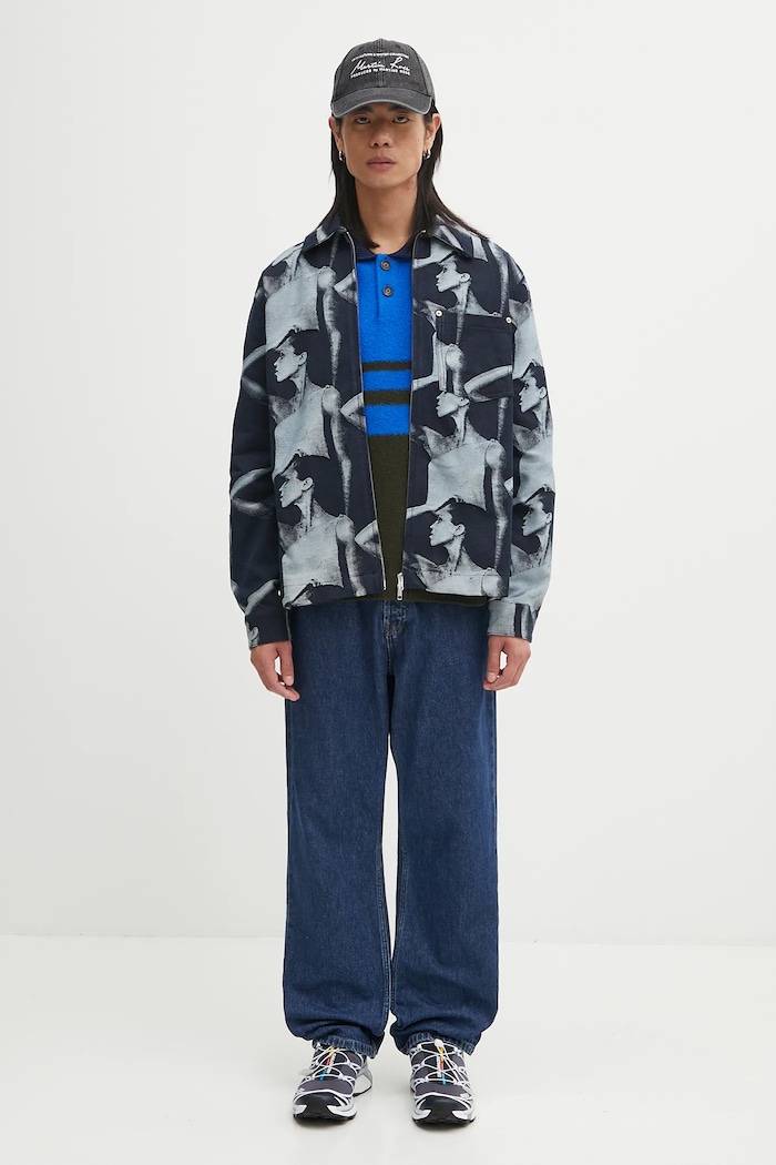 Wales Bonner pamut kabát Jet Zip Jacket UA25DE02.CO02.504