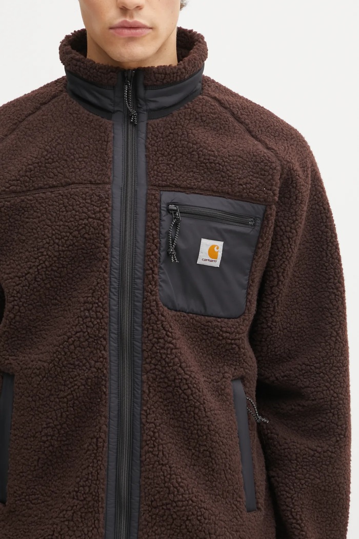 Φλις μπουφάν Carhartt WIP Prentis Liner Carhartt WIP I035696.3ANXX καφέ