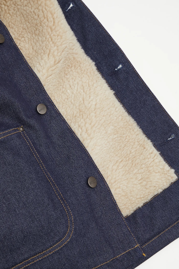 Carhartt WIP giacca di jeans OG Chore Coat I035877.45301 blu navy