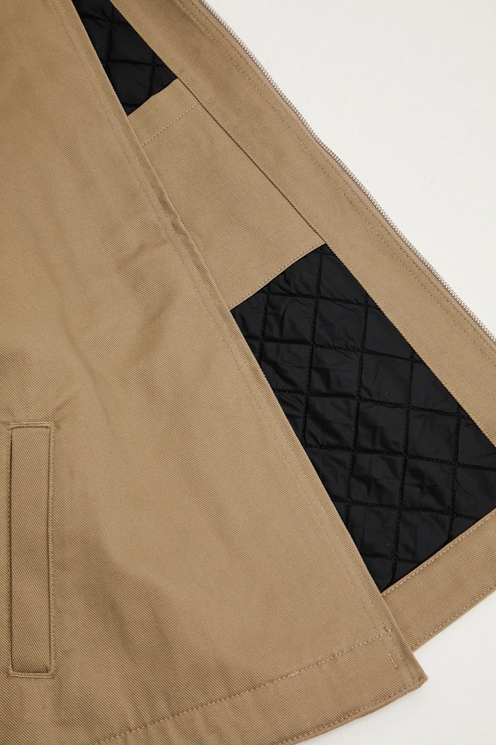 Carhartt WIP kurtka jeansowa Module Script Jacket I035621.0DK01 beżowy