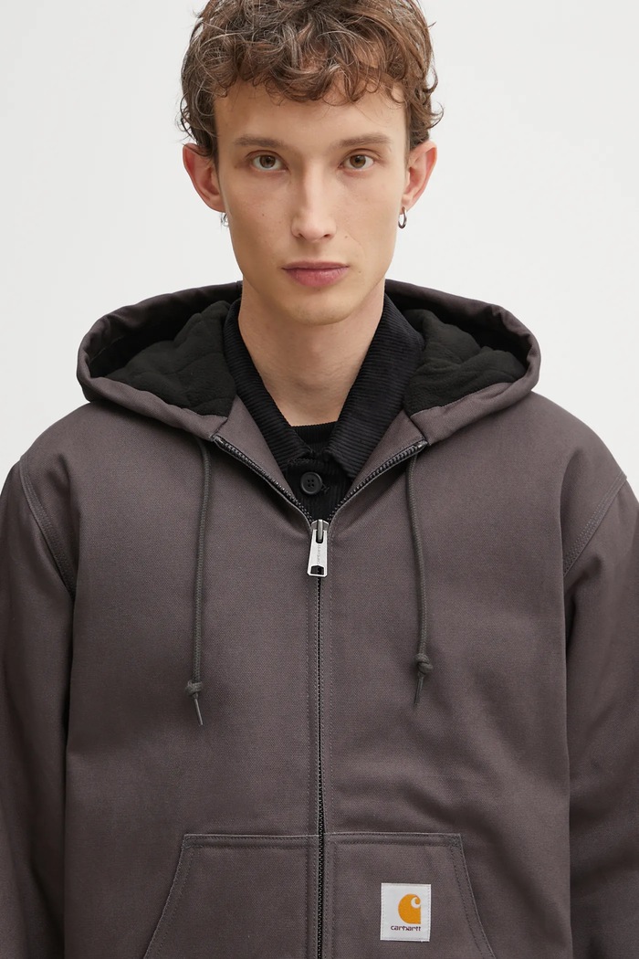 Carhartt WIP cotton jacket Active Jacket gray I023083.8701