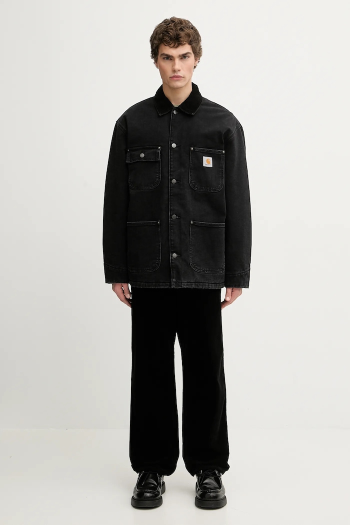 Rifľová bunda Carhartt WIP OG Chore Coat I035877.0