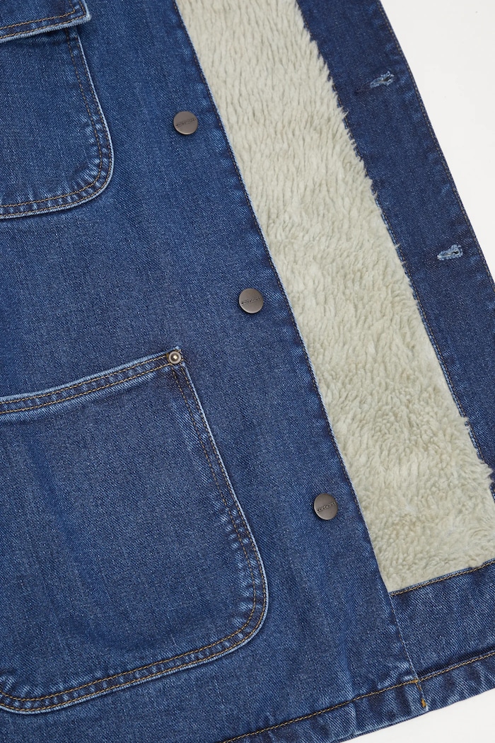 Carhartt WIP giacca di jeans OG Chore Coat I035877.45306 blu
