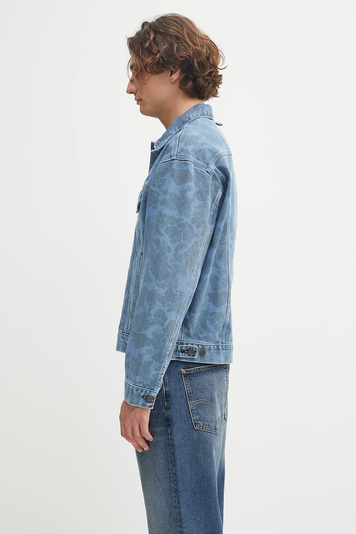 Carhartt WIP kurtka jeansowa Duck Helston Jacket I033766.2I235 niebieski AW25