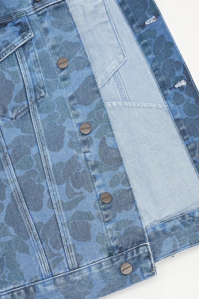 Carhartt WIP kurtka jeansowa Duck Helston Jacket I033766.2I235 niebieski
