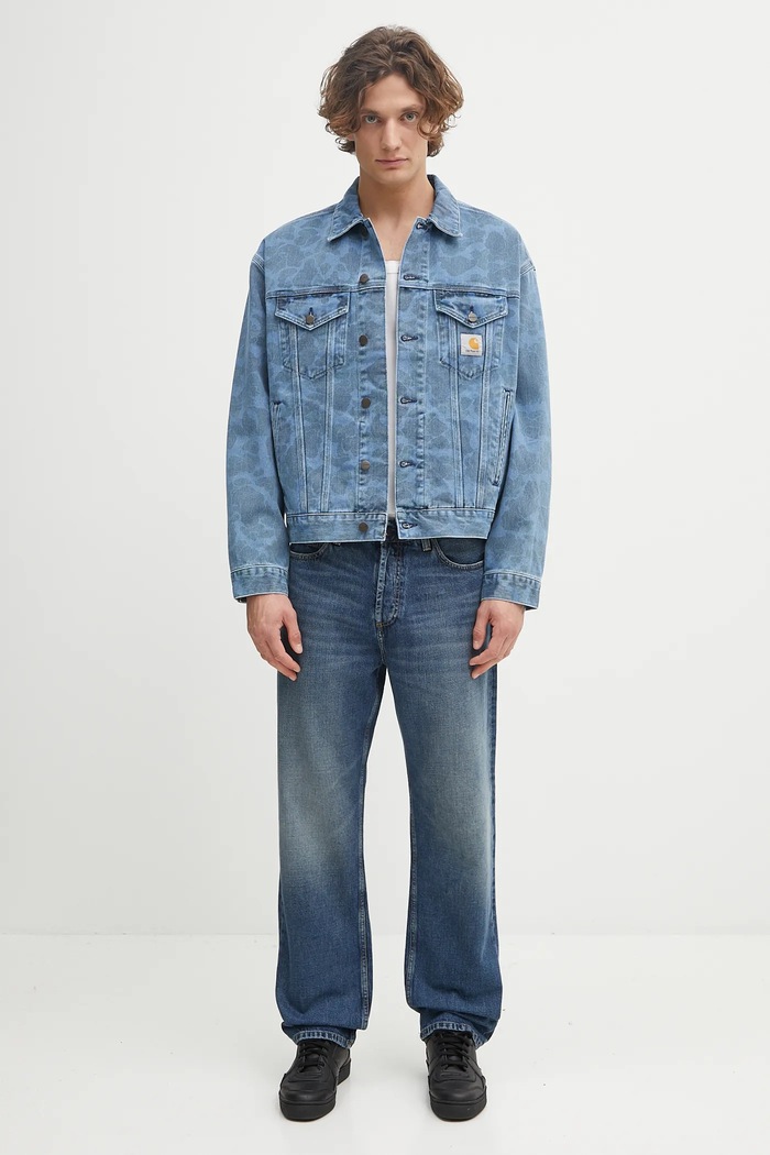 Carhartt WIP kurtka jeansowa Duck Helston Jacket I033766.2I235