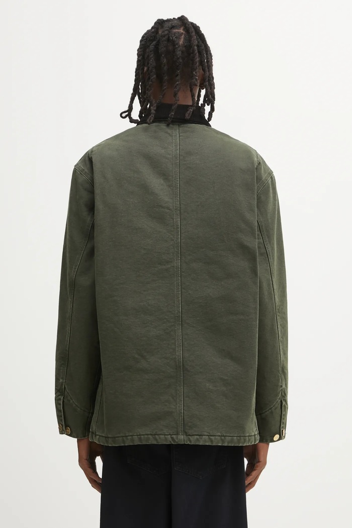 Odzież Carhartt WIP kurtka bawełniana OG Chore Coat I035613.3CM4O zielony