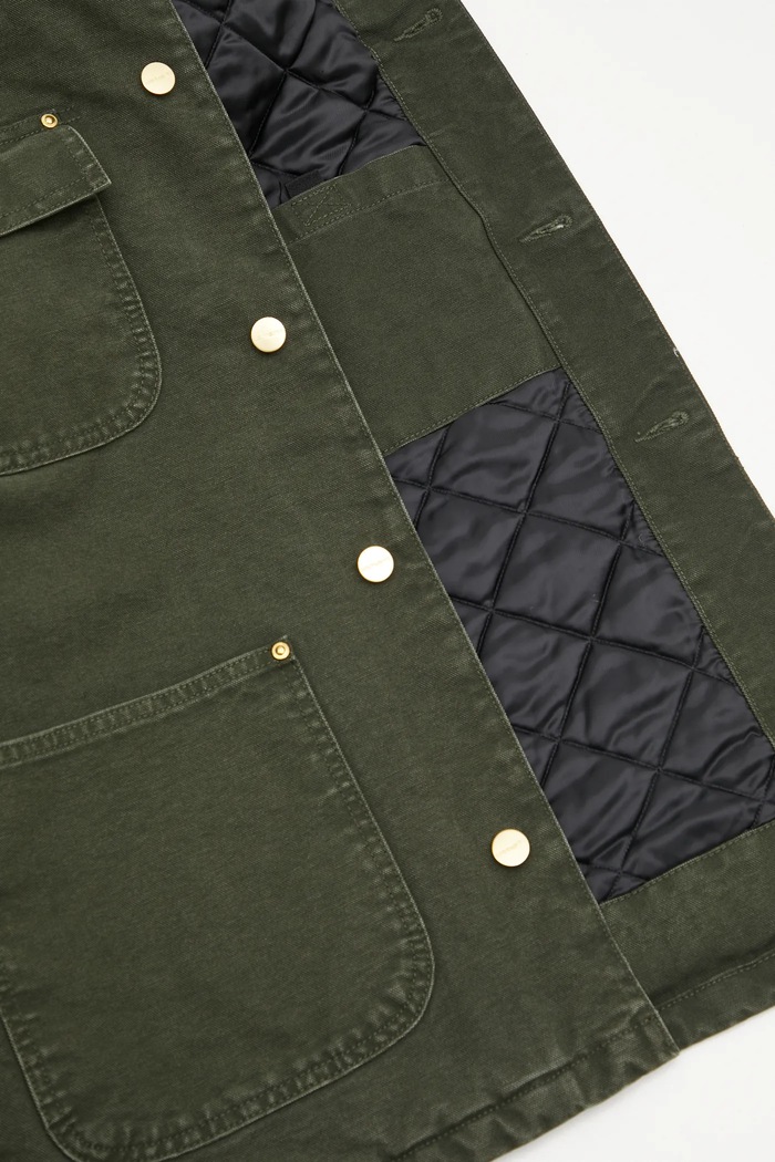 Carhartt WIP kurtka bawełniana OG Chore Coat I035613.3CM4O zielony