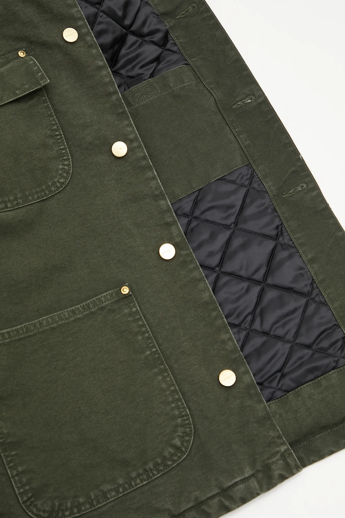 Carhartt WIP kurtka bawełniana OG Chore Coat I035613.3CM4O zielony