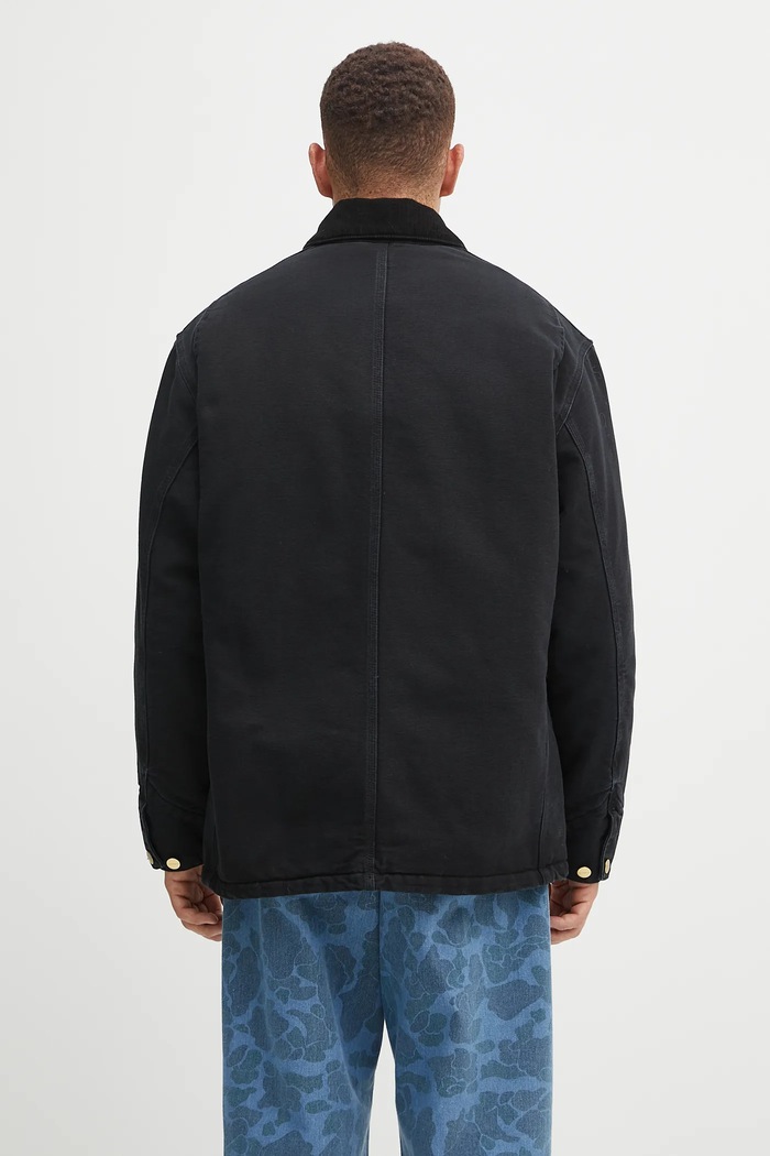 Odzież Carhartt WIP kurtka bawełniana OG Chore Coat I035613.00E4O czarny
