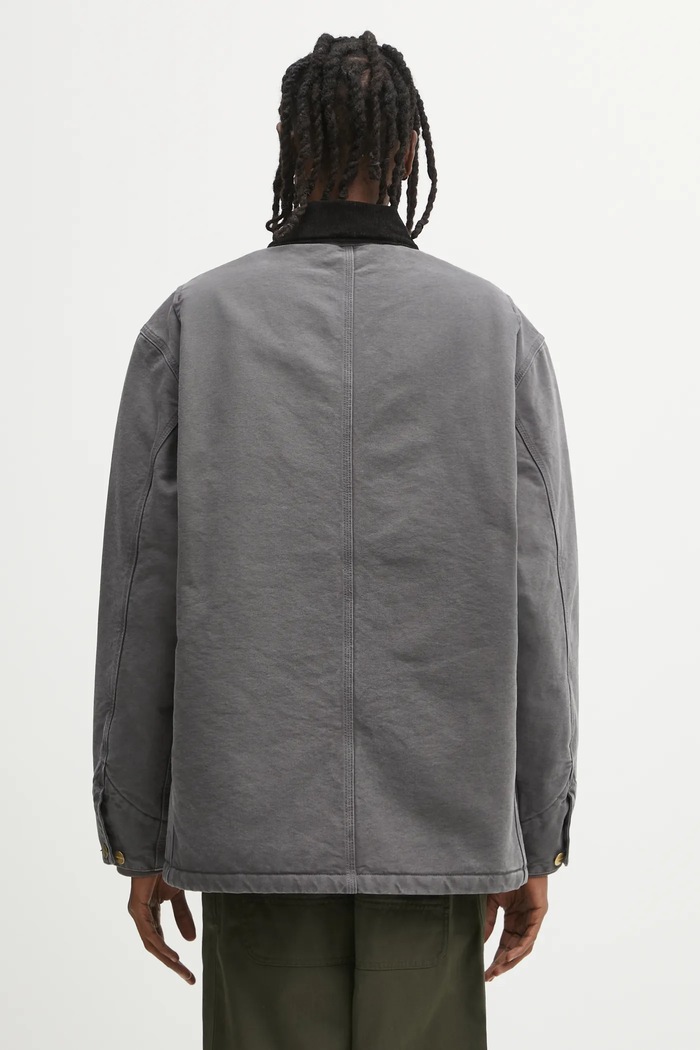 Oblečení Bavlněná bunda Carhartt WIP OG Chore Coat I035613.3CL4O šedá