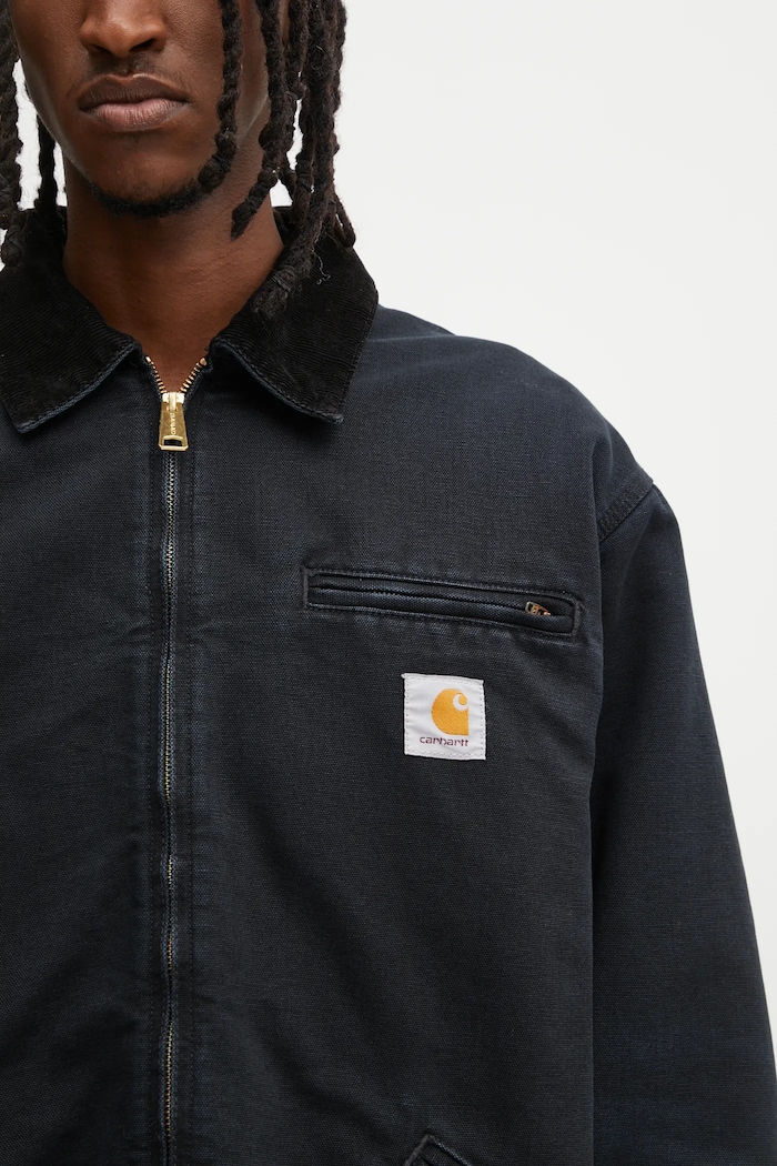 Cotton jacket OG Detroit Jacket Carhartt WIP I035614.00E4O black