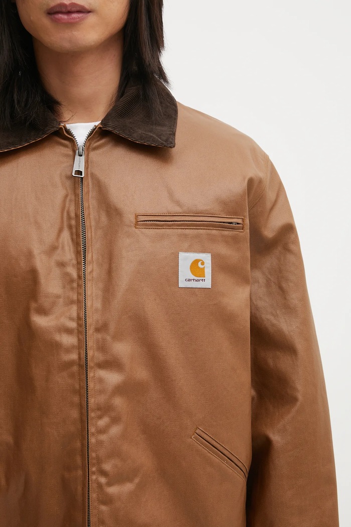Bavlnená bunda Carhartt WIP OG Dean Jacket hnedá I035799.00SXX