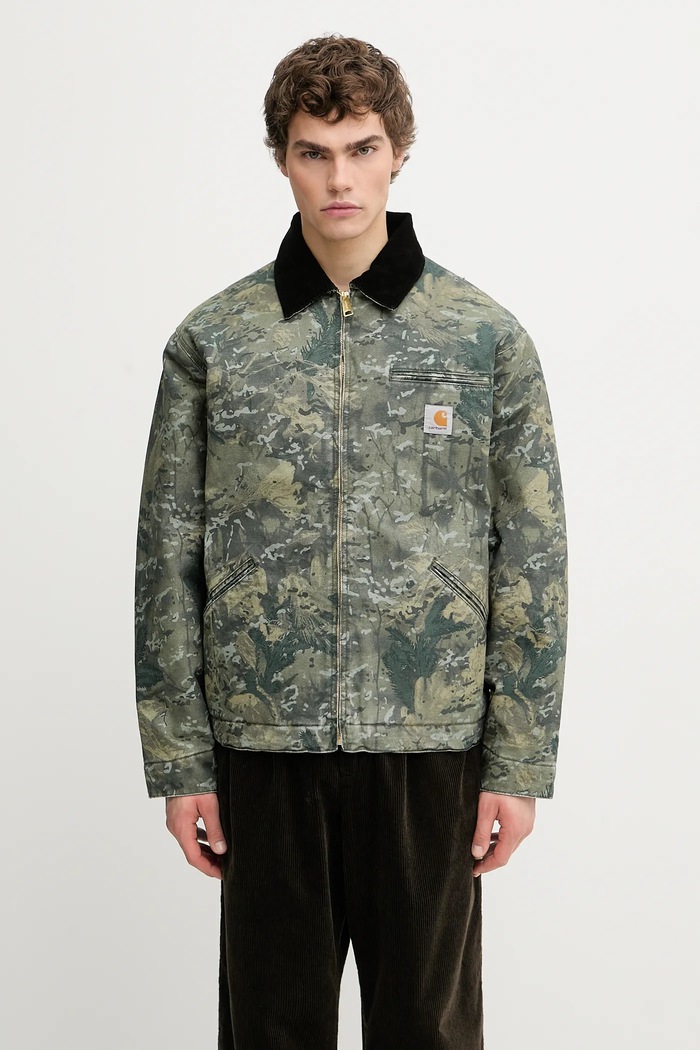 Джинсова куртка Carhartt WIP OG Detroit Jacket без капюшона зелений I035614.3BL06