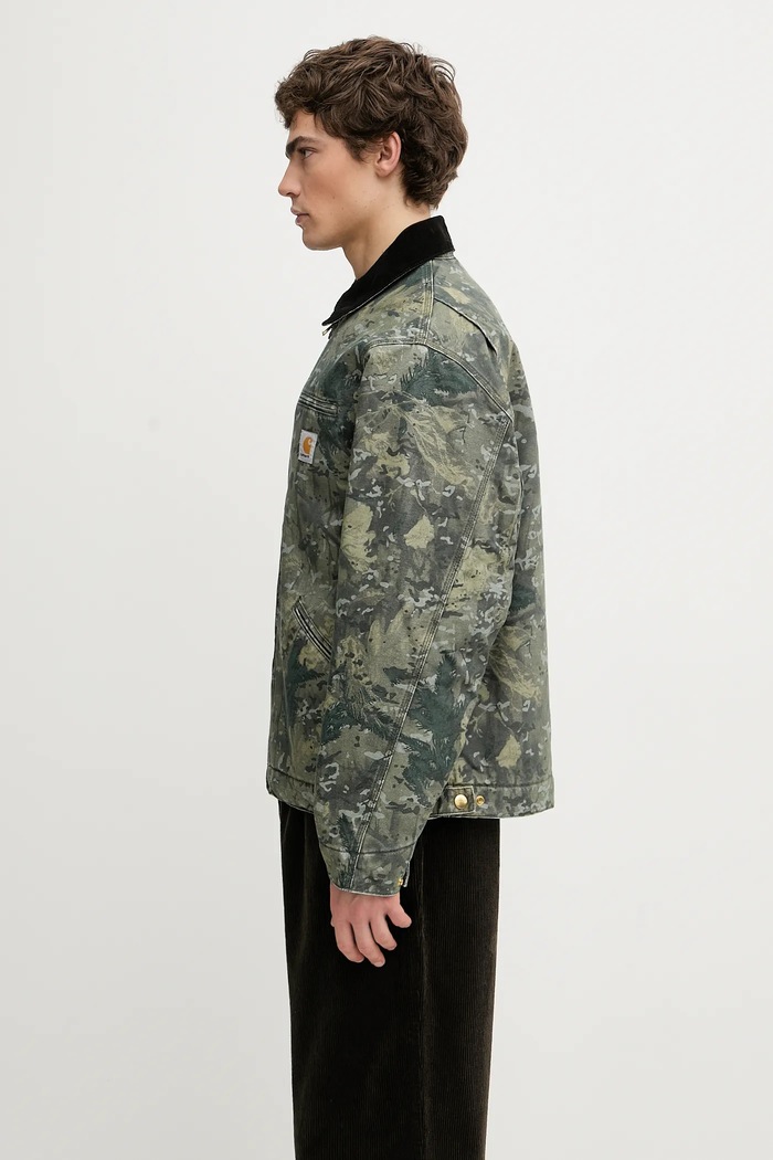 Джинсова куртка Carhartt WIP OG Detroit Jacket I035614.3BL06 зелений AW25