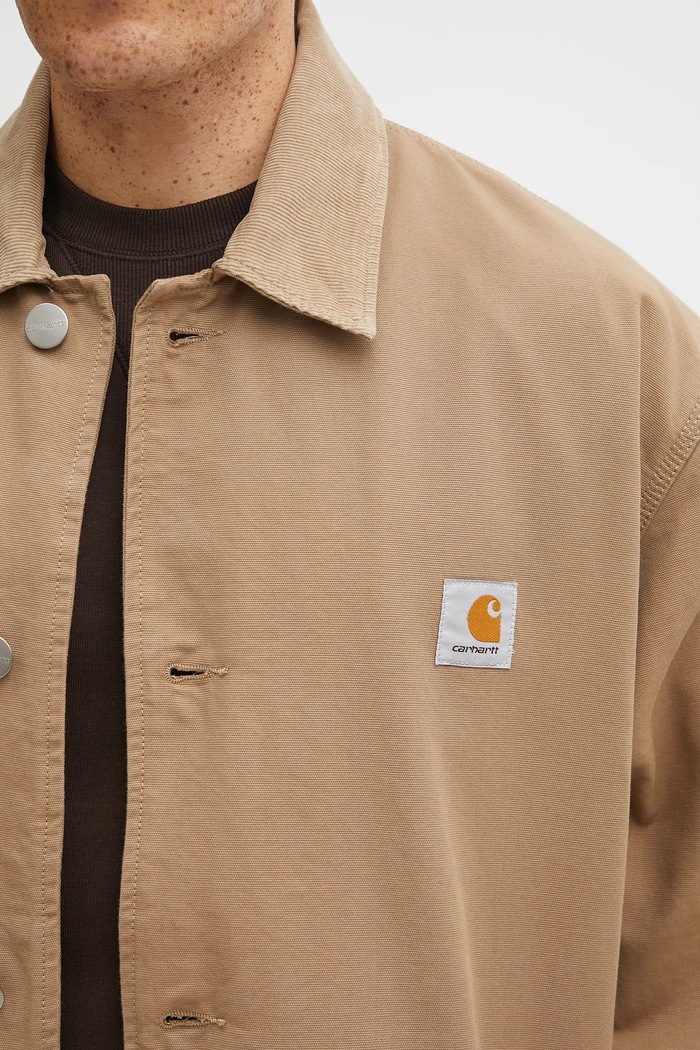 Carhartt WIP giacca di jeans Webster Coat beige I035618.3AF02