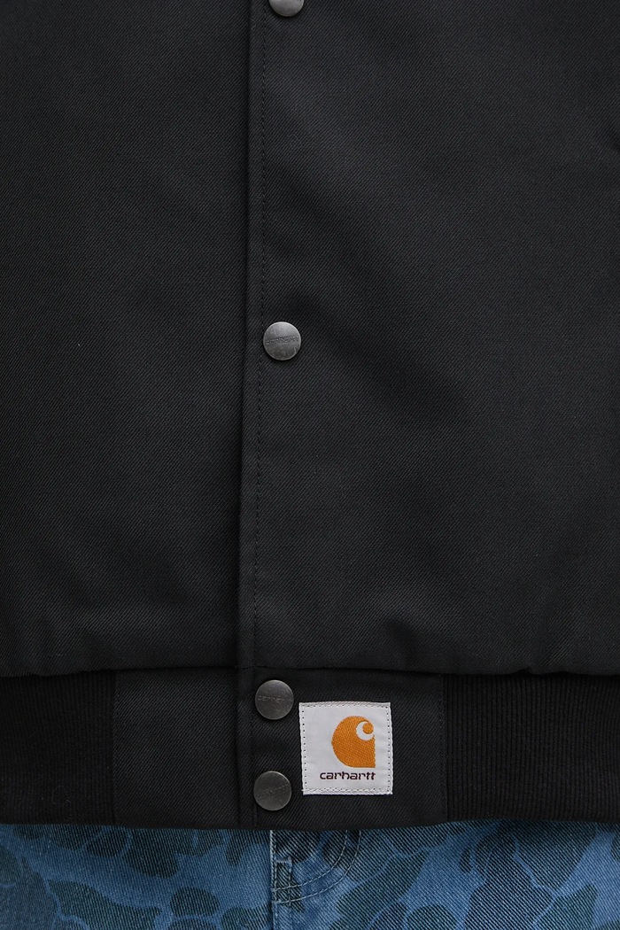 Carhartt WIP kurtka bomber z dodatkiem wełny Ray Jacket czarny I035622.8901
