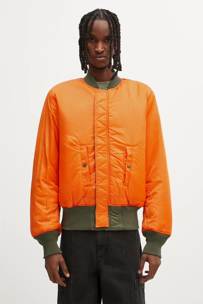 Αναστρέψιμο μπουφάν bomber No Problemo x Alpha Industries No War MA-1 πράσινο NP7113504