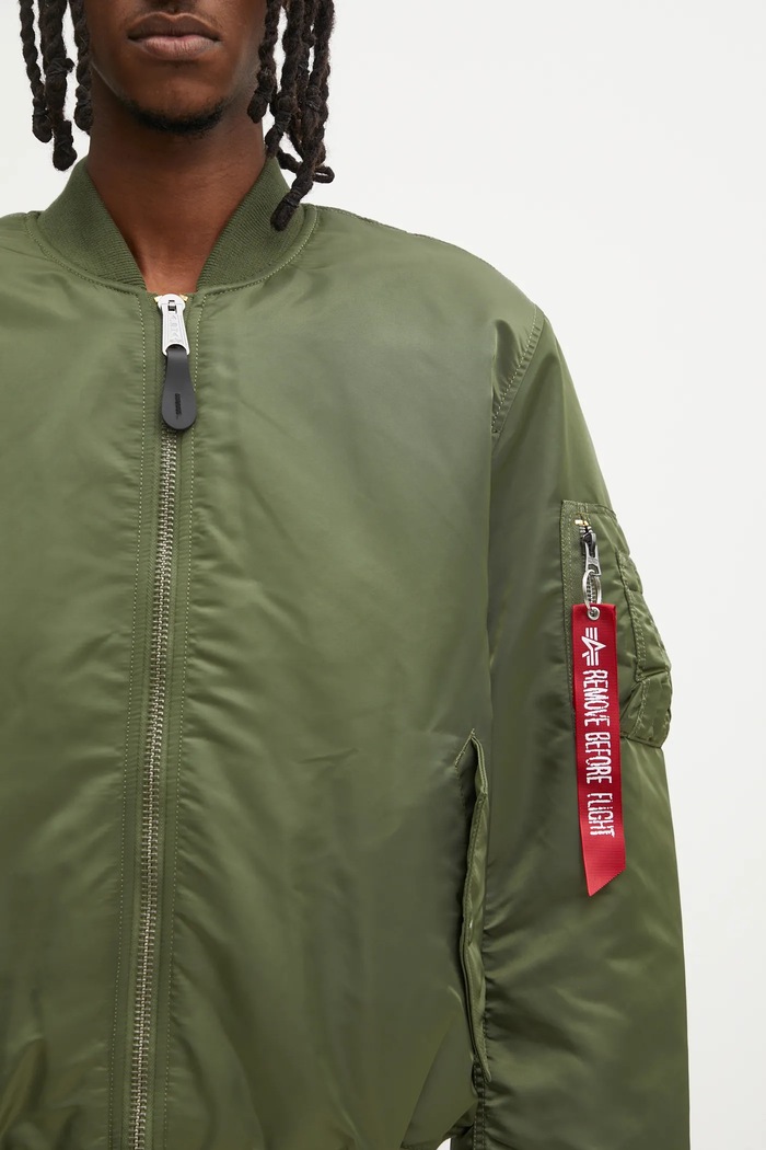 No Problemo kifordítható bomber dzseki Alpha Industries No War MA-1 NP7113504