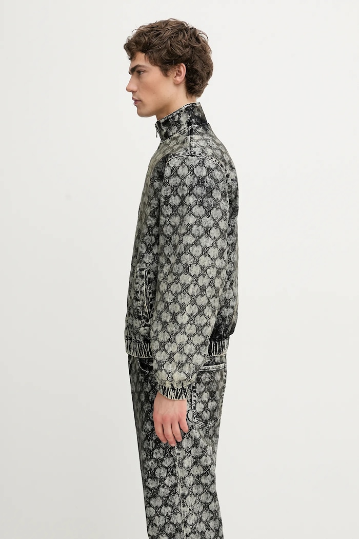Daily Paper geacă Velvet Track Jacket 2521142 albastru AW25