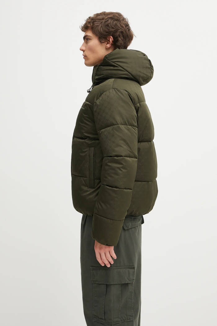Daily Paper rövid kabát Monogram Puffer 2524008 zöld AW25