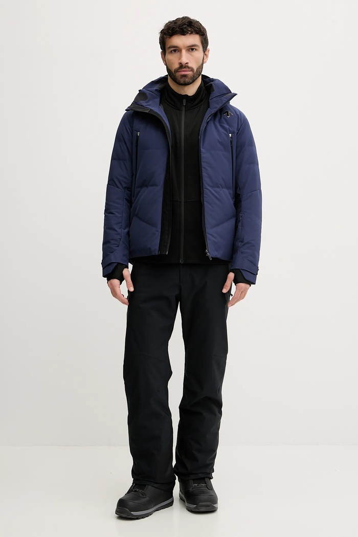 Пухено яке за ски Descente HYBRID DOWN JACKET тъмносин DW5FDJ06MU