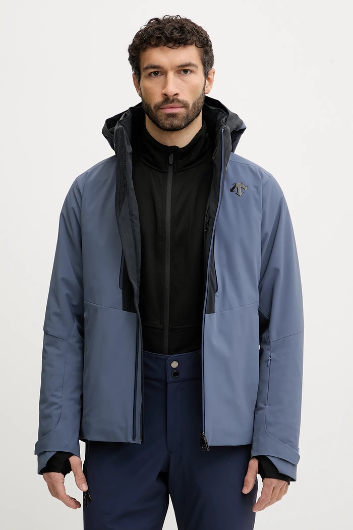 Descente geacă de schi SWISS JACKET albastru DW5FJK02MU
