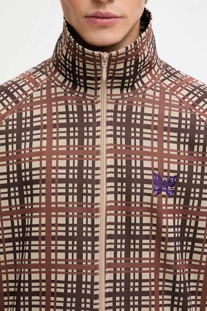 Суичър Needles Track Jacket кафяв RW312