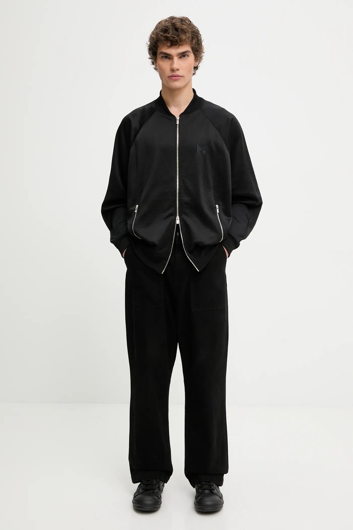 Mikina Needles Dolman Sleeve Track Jacket RW327 černá