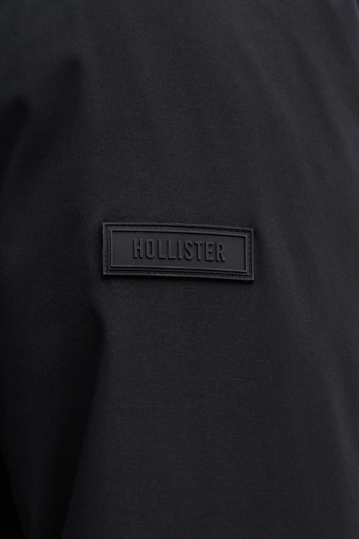 Μπουφάν Hollister Co. KI332.5077.900 μαύρο