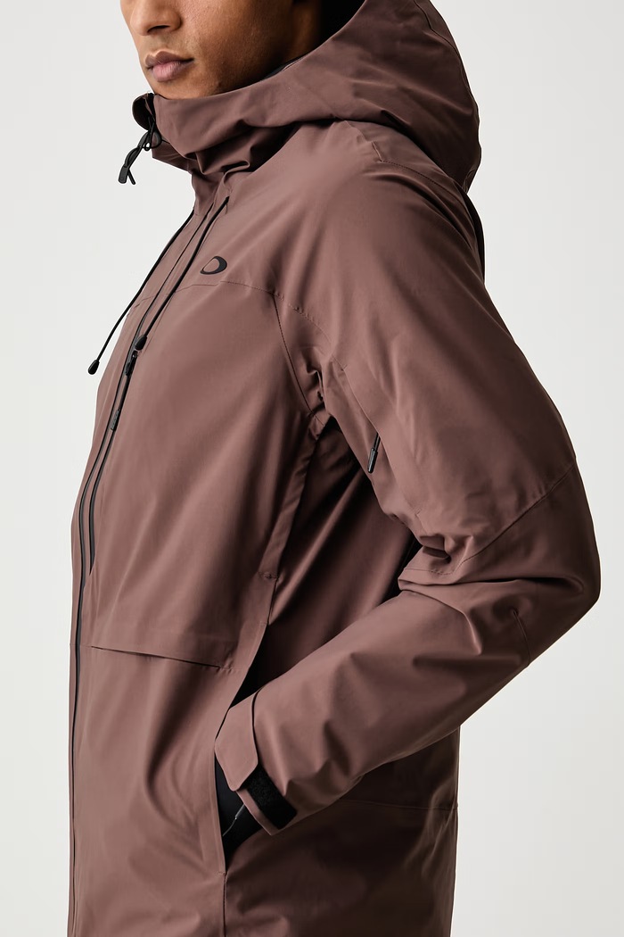 Kurtka narciarska damska CANOPY Oakley FOA407383 brązowy