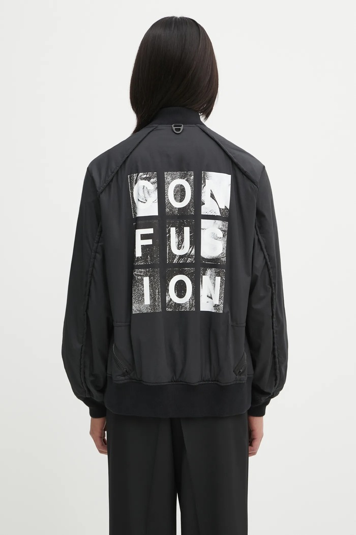 Bomber bunda Undercover Blouson jemné zateplení černá UC2E4206.2