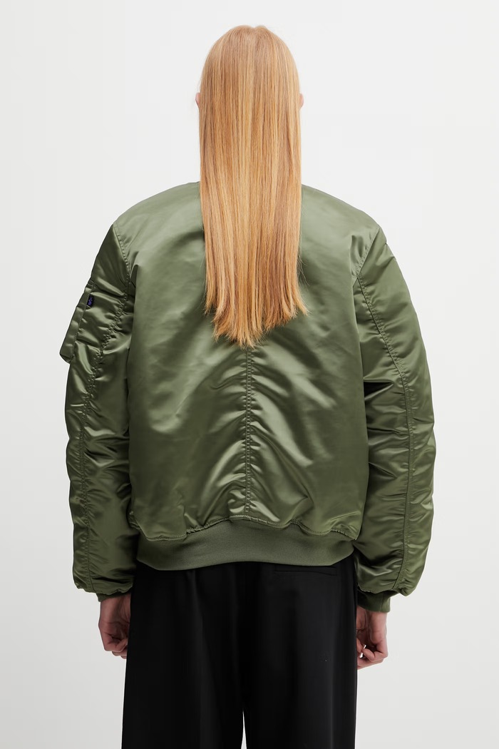 Odzież Alpha Industries 766027 bomberka męska 766027 zielony