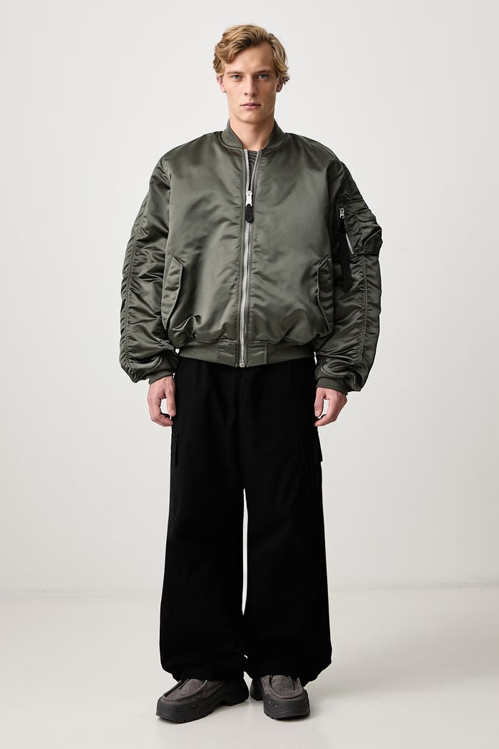 Alpha Industries MA-1 UV куртка-бомбер чоловіча 766027 зелений AW25