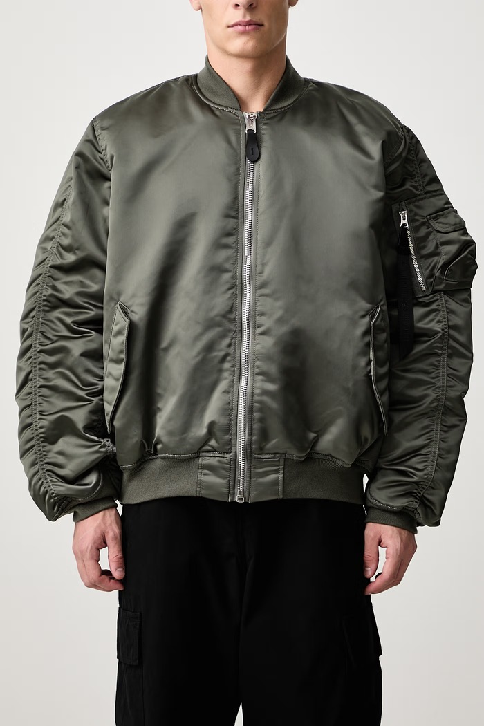 MA-1 UV куртка-бомбер чоловіча Alpha Industries зелений 766027