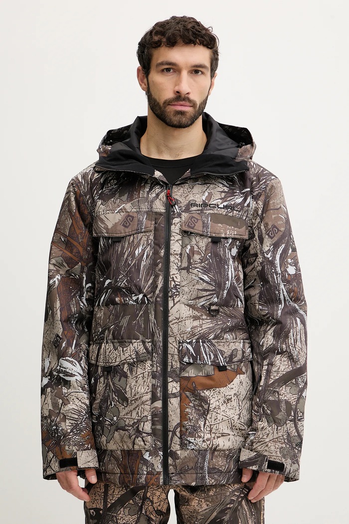 Μπουφάν για σκι Rip Curl ANTI SERIES χειμερινά σπόρ πράσινο 00IMOU