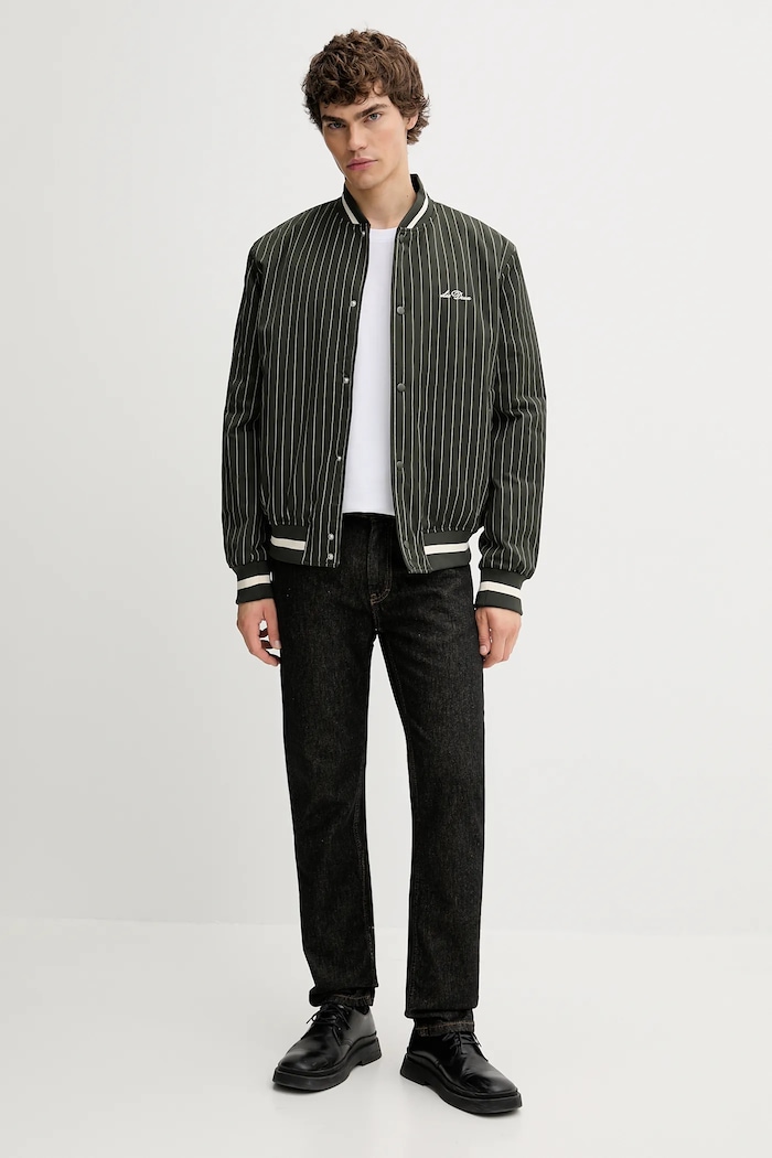 Bomber jakna Les Deux Varsity 1000381 zelena AW25