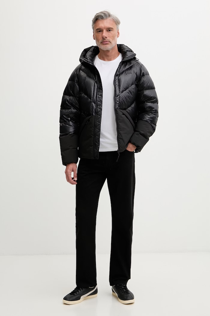 Helly Hansen geacă cu puf bărbătească VILLAGE DOWN JACKET 54493 negru AW25
