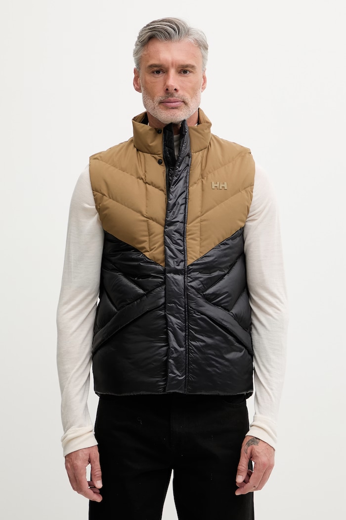 Helly Hansen bezrękawnik męski VILLAGE PUFFY VEST bez kaptura zielony 54495