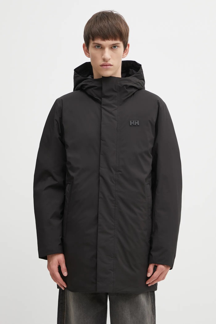 Péřová bunda Helly Hansen URB PRO HT DOWN COAT péřové černá 54138