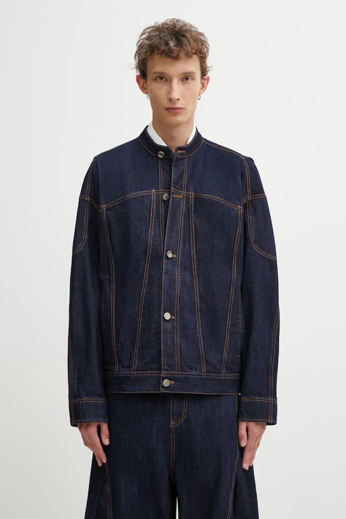 Джинсова куртка Ader Error JACKET без капюшона блакитний BO01FWJK0105BL