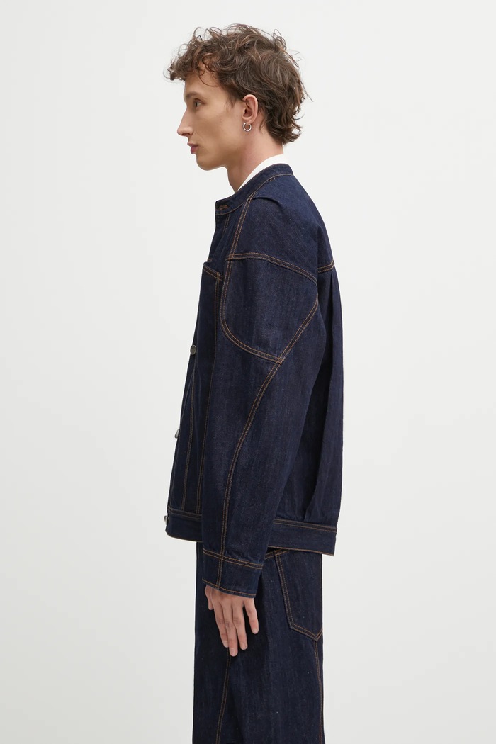 Джинсова куртка Ader Error JACKET BO01FWJK0105BL блакитний AW25