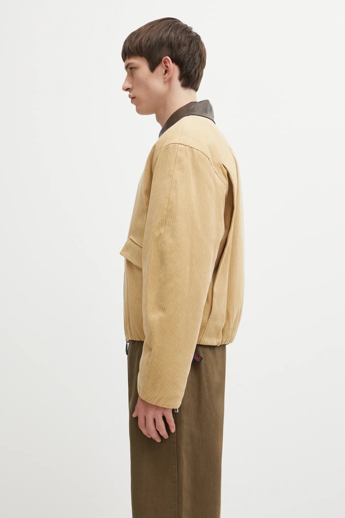 Бавовняна куртка Ader Error JACKET BO01FWJK0113BG бежевий AW25