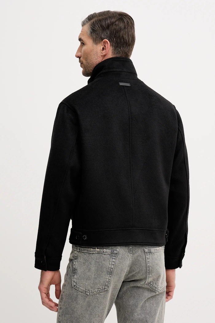 Одяг Куртка з додаванням вовни Sisley 2VLPSN049 чорний