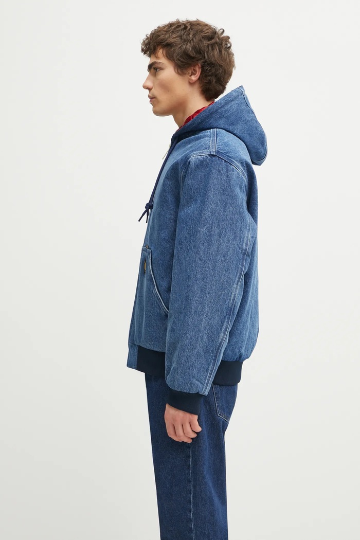 Carhartt WIP kurtka dwustronna 50 Years Anniversary OG Active Jacket Denim I035966.3FZ12 niebieski AA00