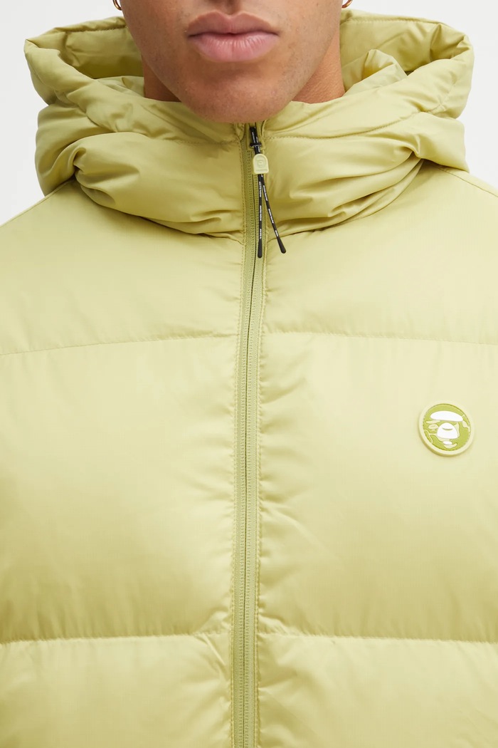 Пухова куртка AAPE 29.5" Now зелений AAPDNM7725XXP