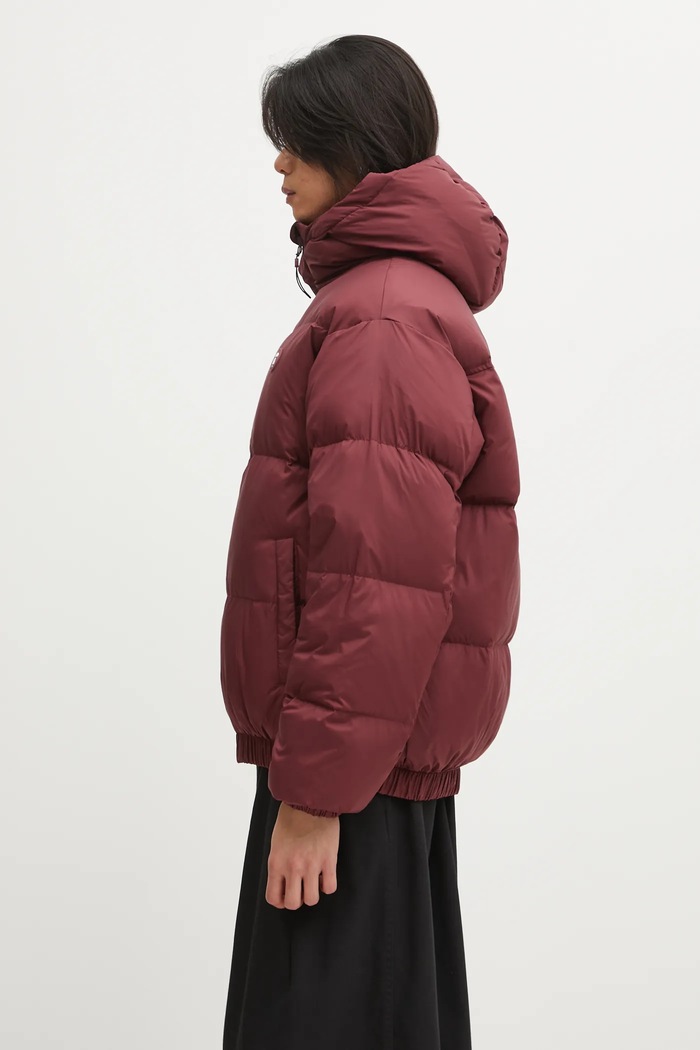 Páperová bunda AAPE 29.5" Now AAPDNM7725XXP burgundské AW25