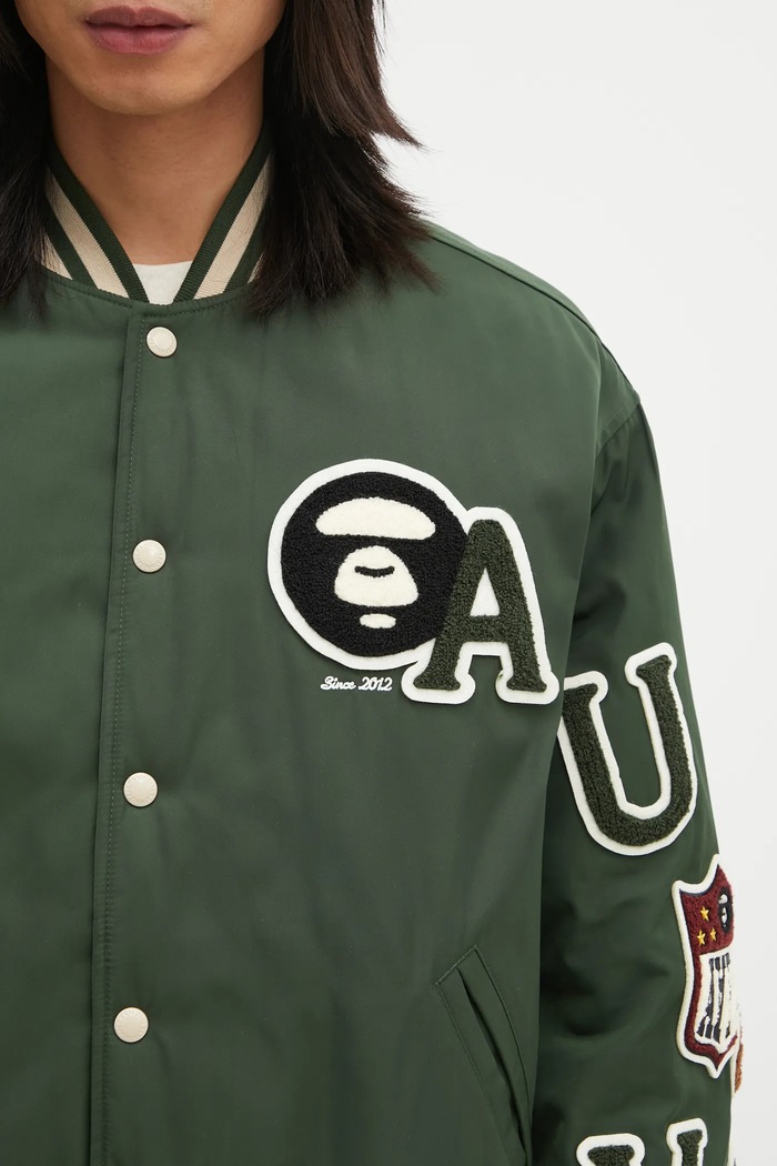 Куртка-бомбер AAPE Main AAPJKM7742XXP зелений