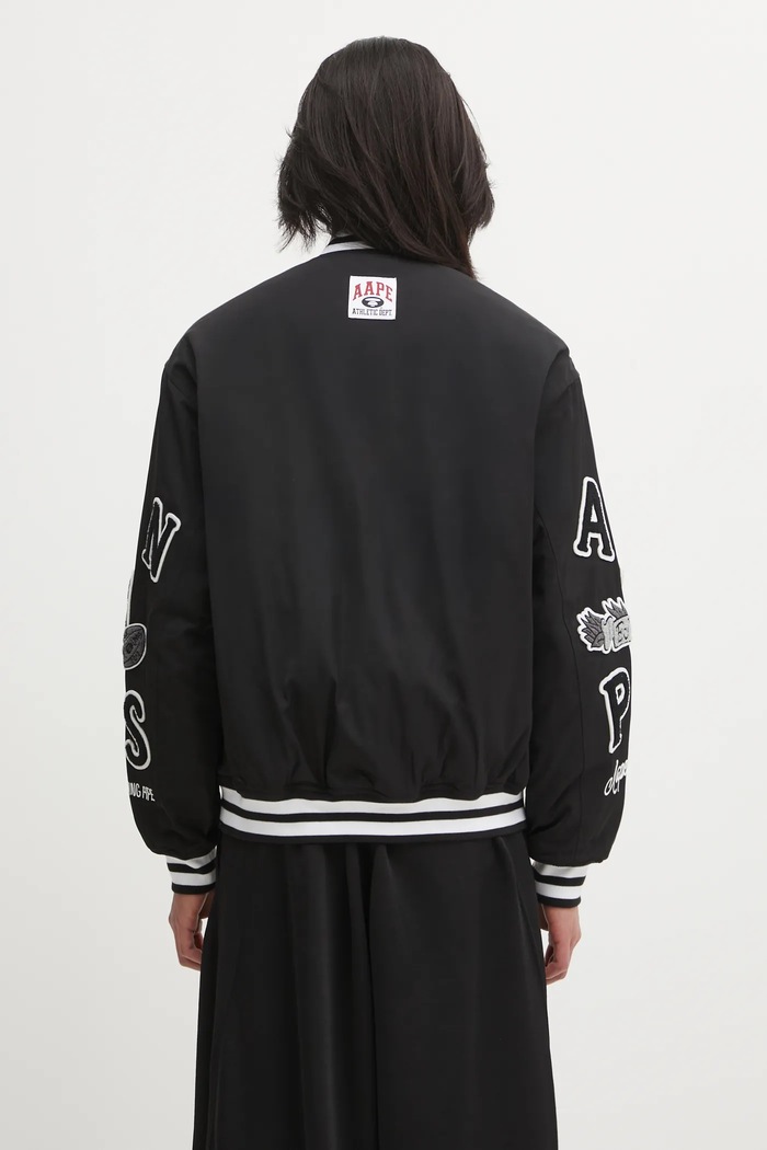 Одяг Куртка-бомбер AAPE Main AAPJKM7742XXP чорний