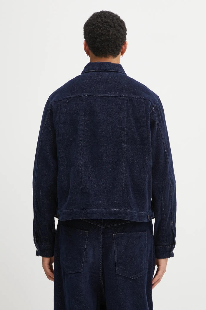 Clothing Needles shirt jacket Darts Jean Jacket RW223 navy